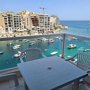 Apartman St Julians Bay Sea Front, San Ġiljan